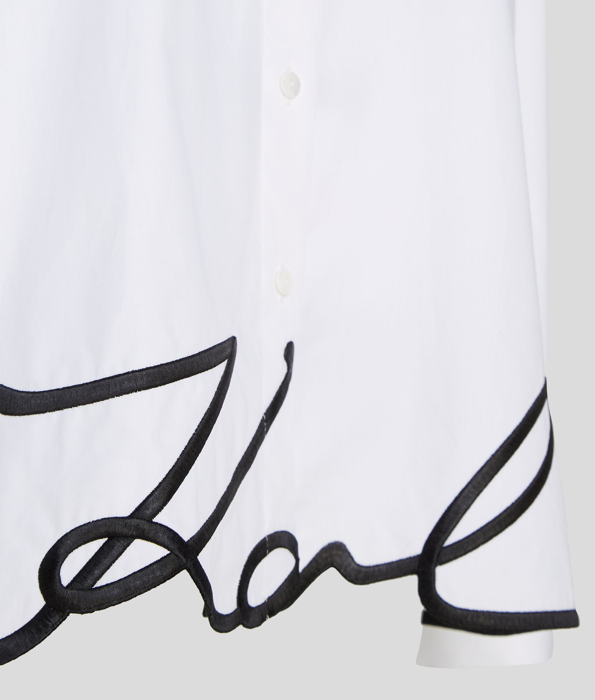 CHEMISE À OURLET KARL SIGNATURE
