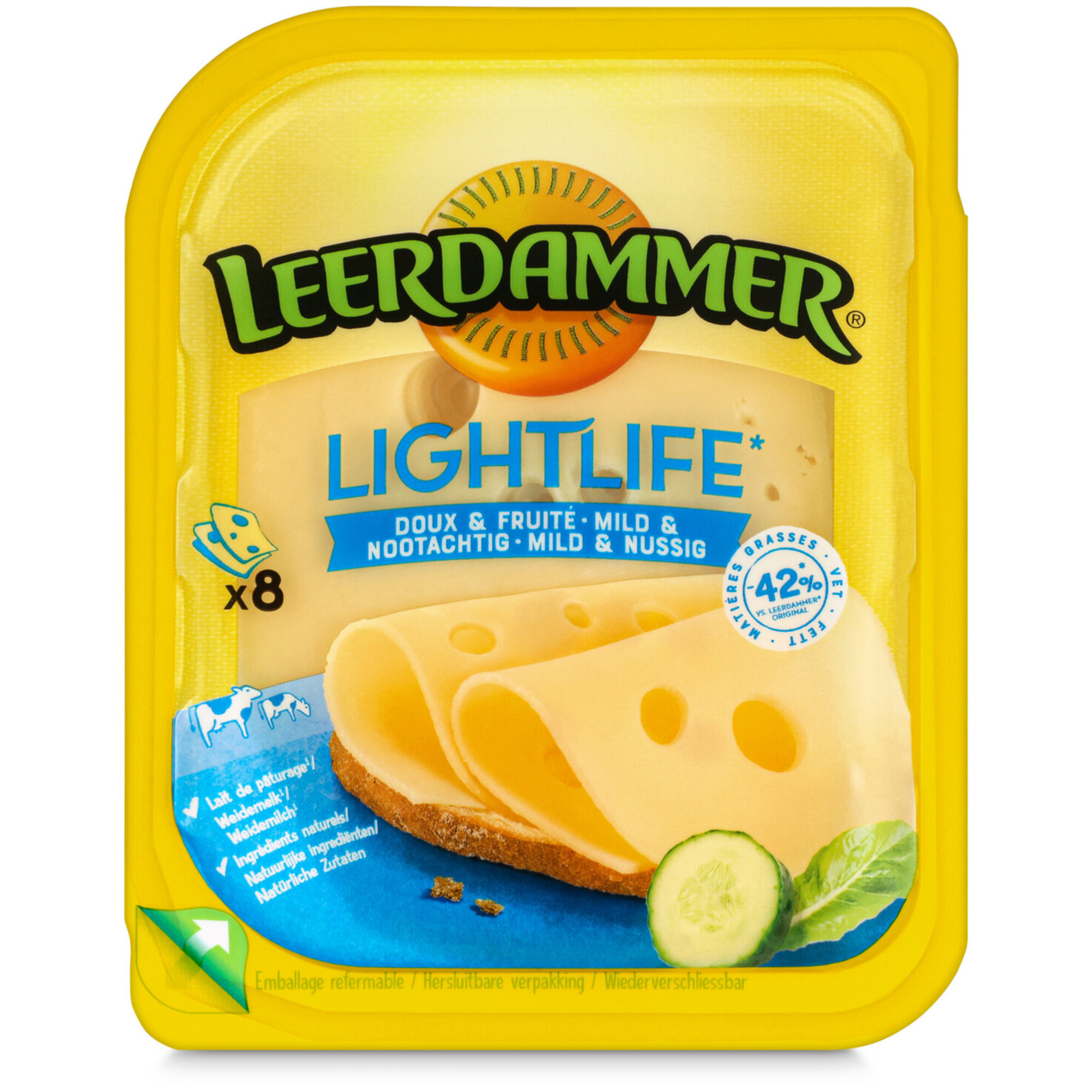 Leerdammer® Lightlife 8 Scheiben