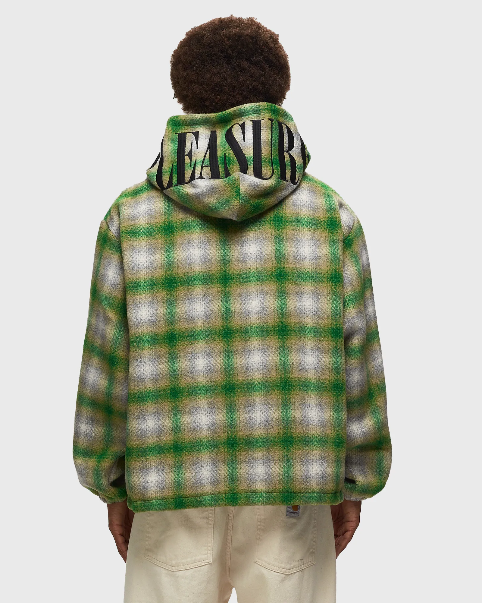 Pleasures BEYOND PLAID WOVEN HOODIE