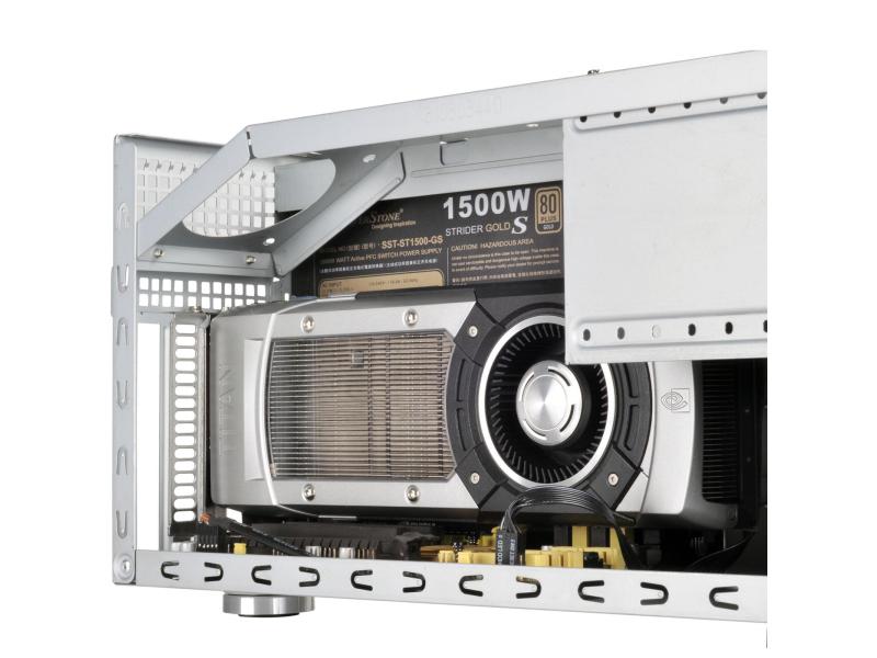 SilverStone PC-Gehäuse SST-SG11B Übersichtlich konzipiertes SFF-Gehäuse mit modernisiertem Layout