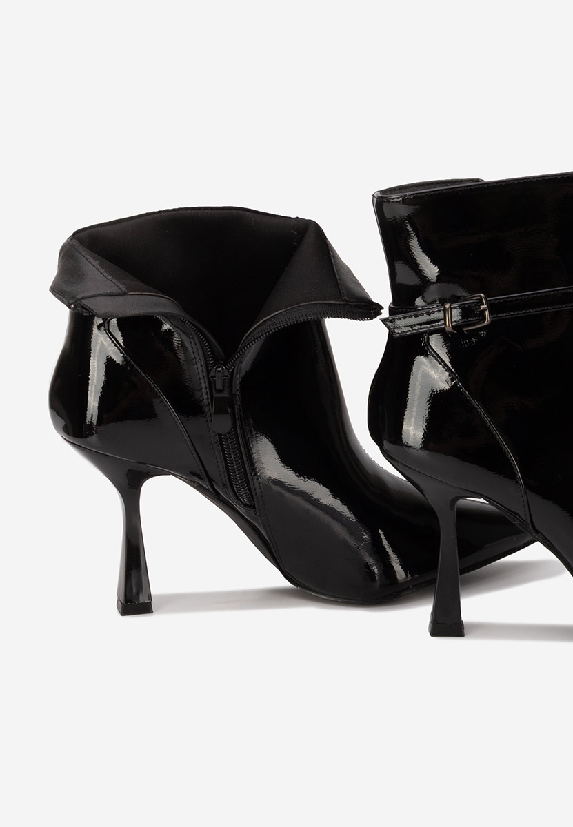 Bottines à talon aiguilles noires Oiivia