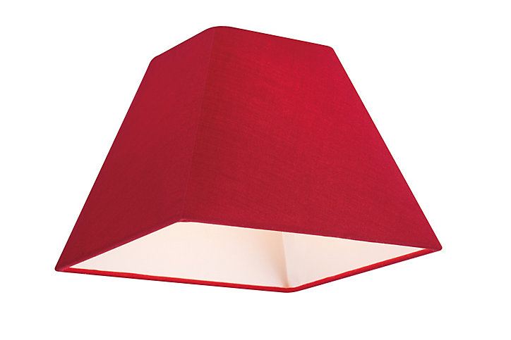 Abat-jour Qarnay Ø30cm GoodHome Rouge