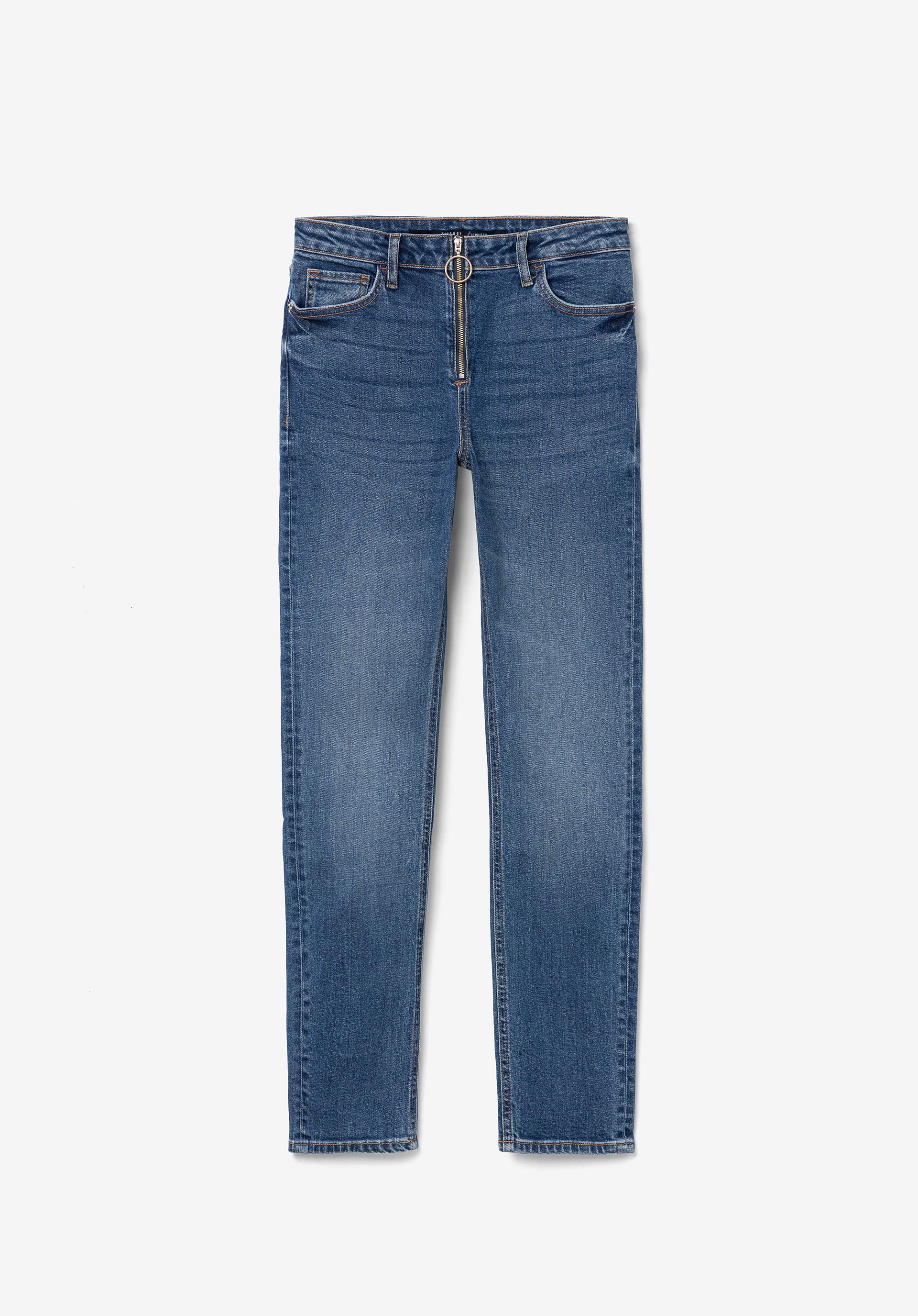 Jeans Jennifer Slim Fit Cintura Alta
