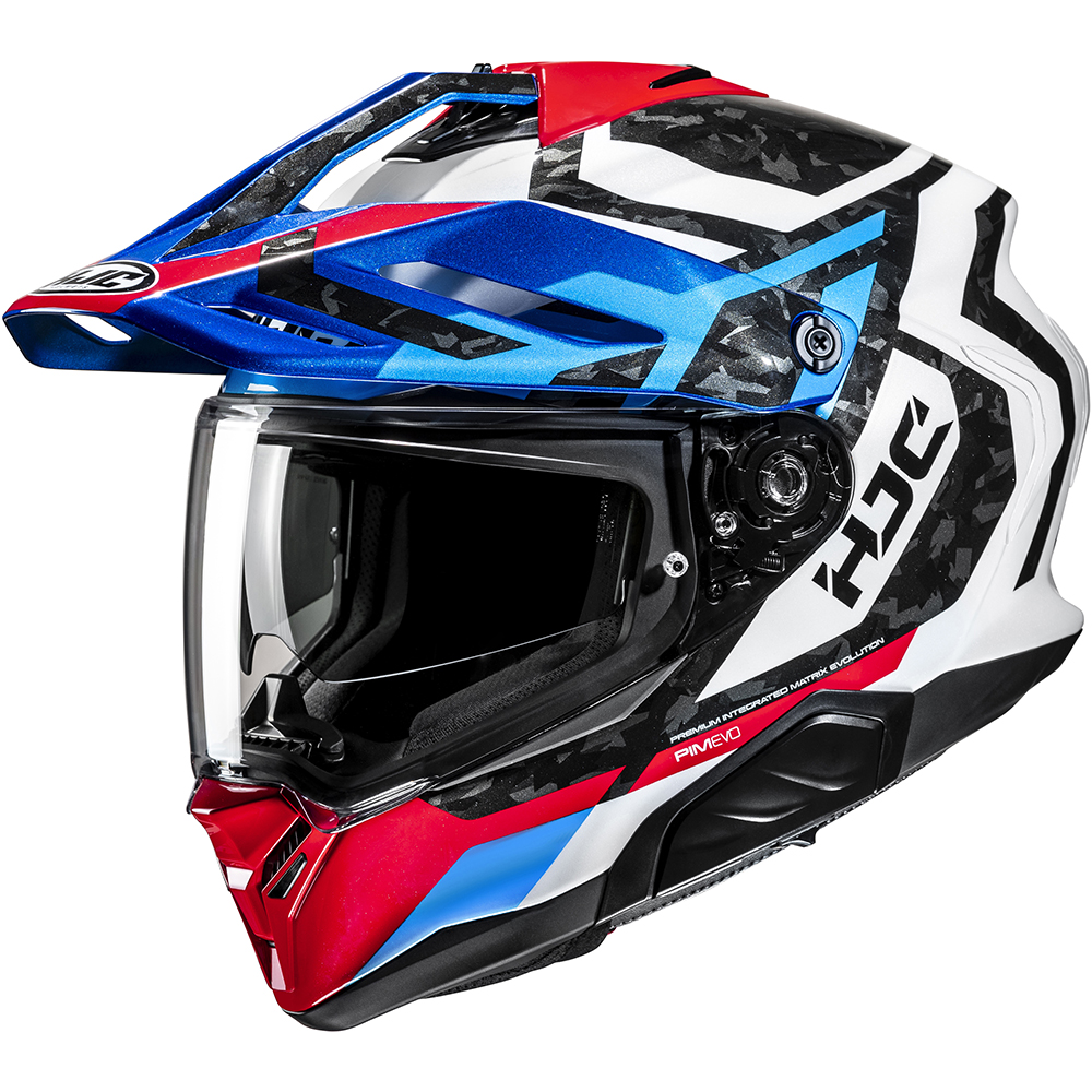 HJC - Casque RPHA 60 Dakar MC21 / Blanc / Noir / Bleu / Rouge