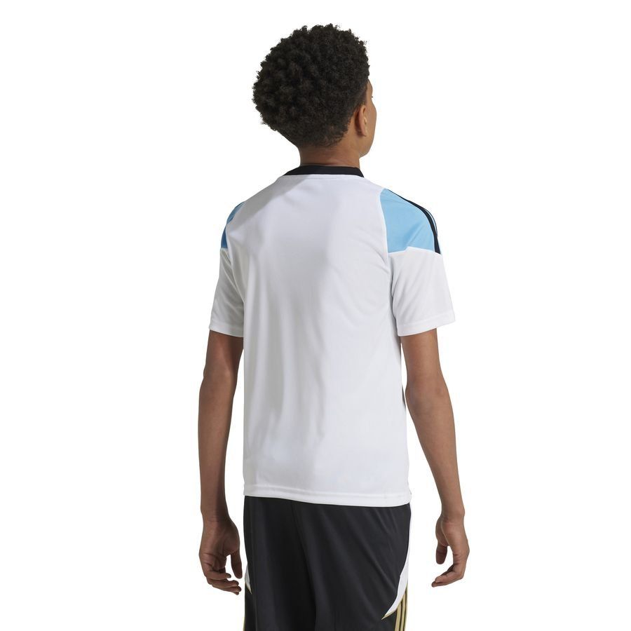 adidas T-shirt d'Entraînement Messi Triunfo Dorado - Blanc/Blue Burst Enfant