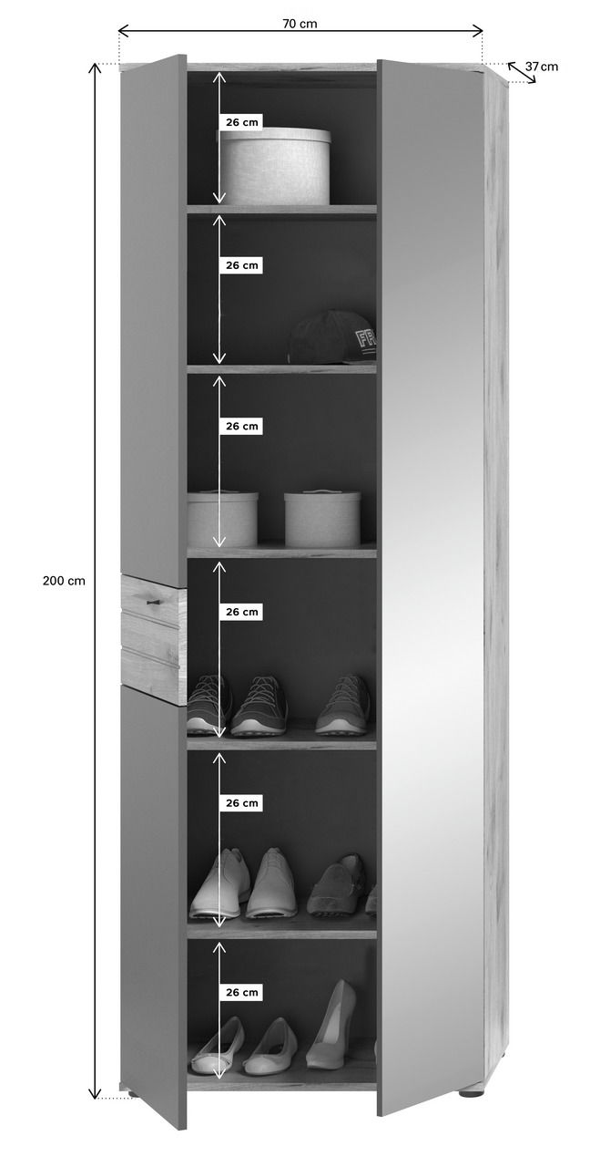 MID.YOU Garderobenschrank MASON