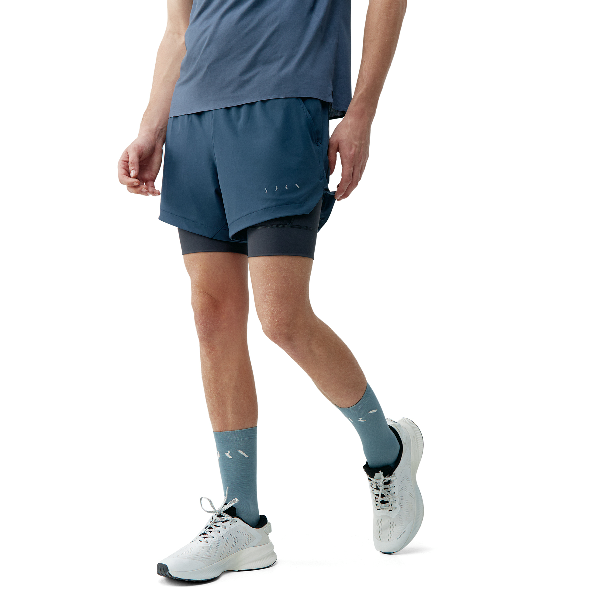 MASHU - Short de sport mashu | Bleu