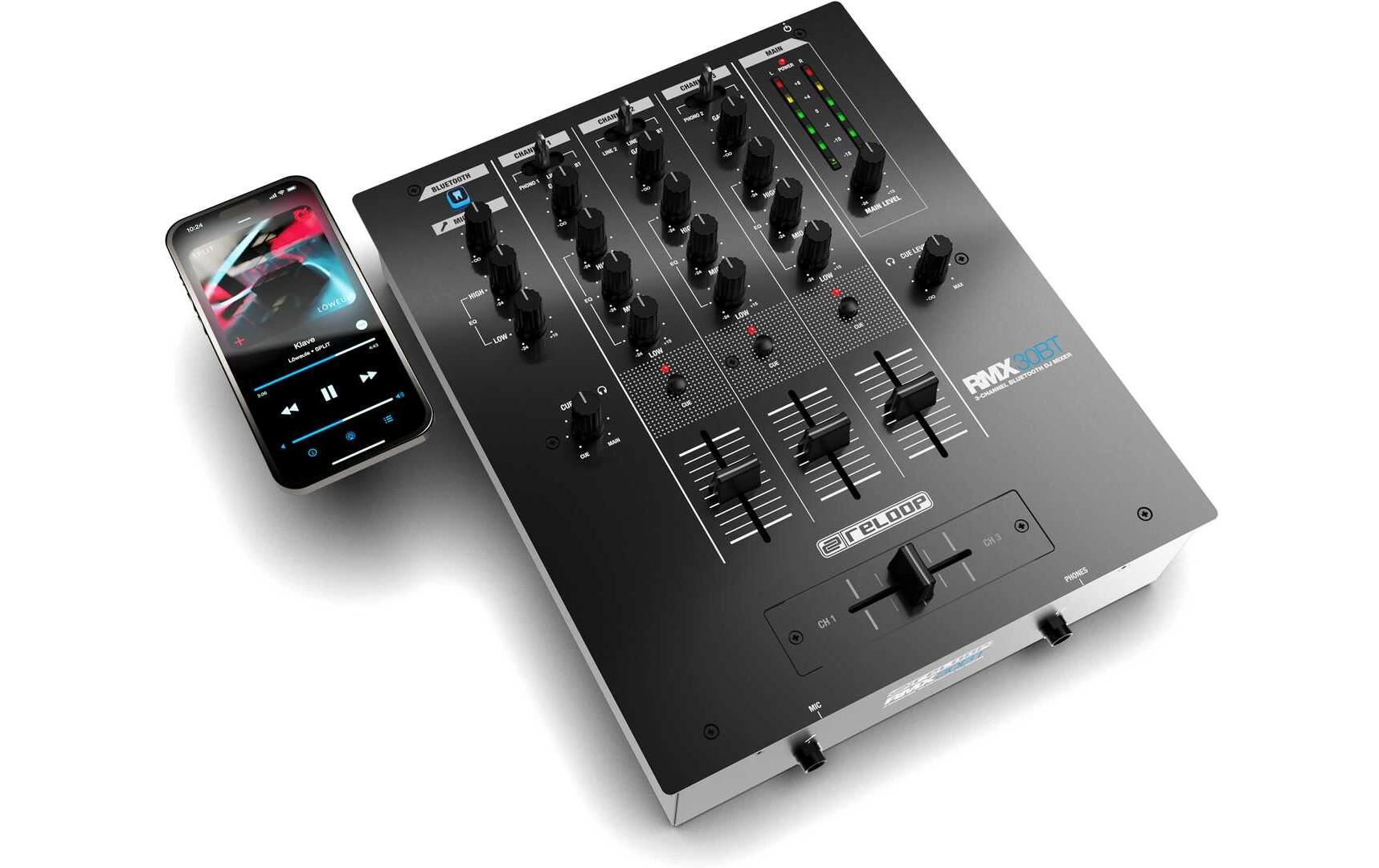 DJ-Mixer RMX-30 BT<br>3-Kanal Bluetooth DJ-Mixer
