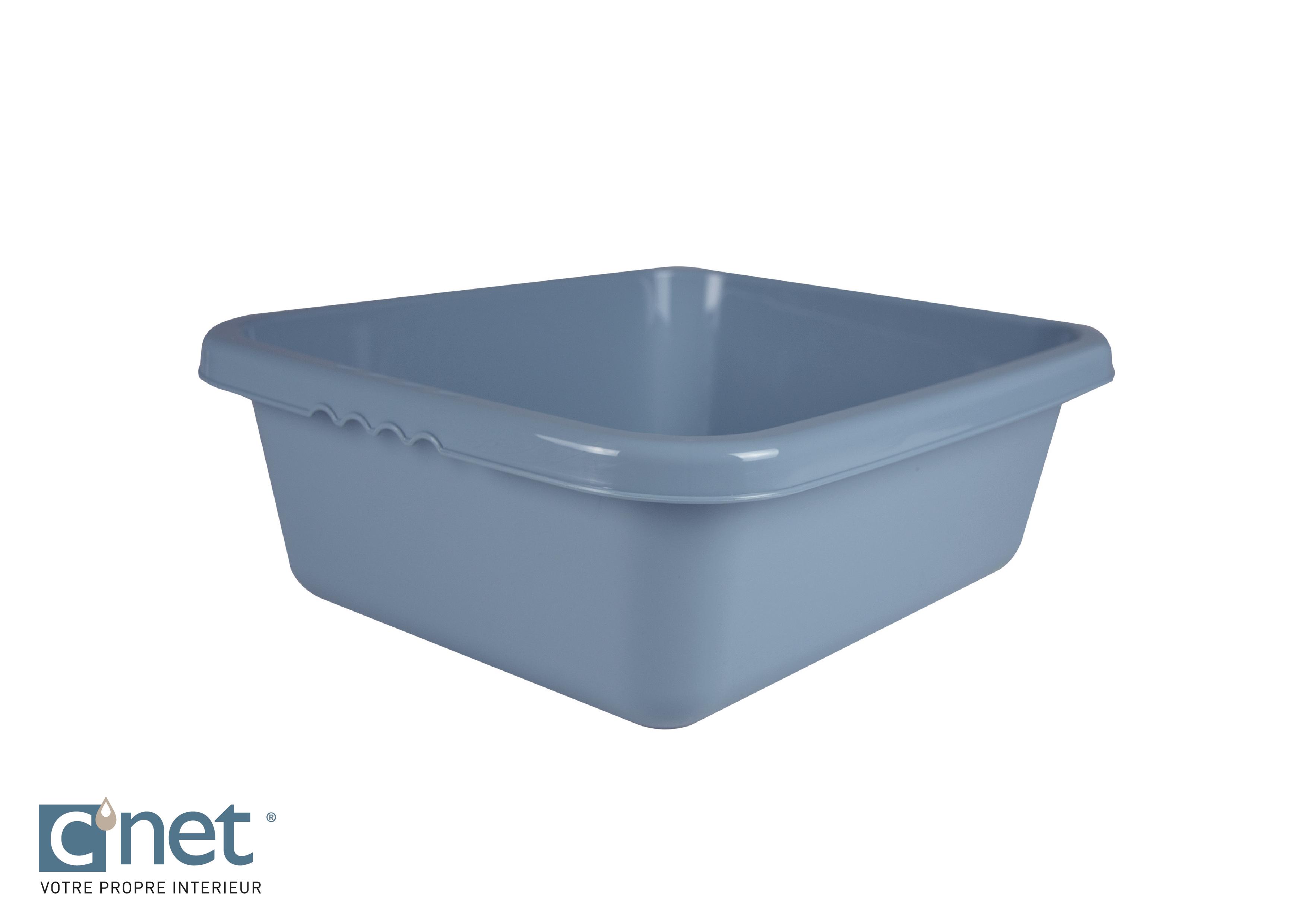 BASSINE RECTANGLE 5L BLEUE