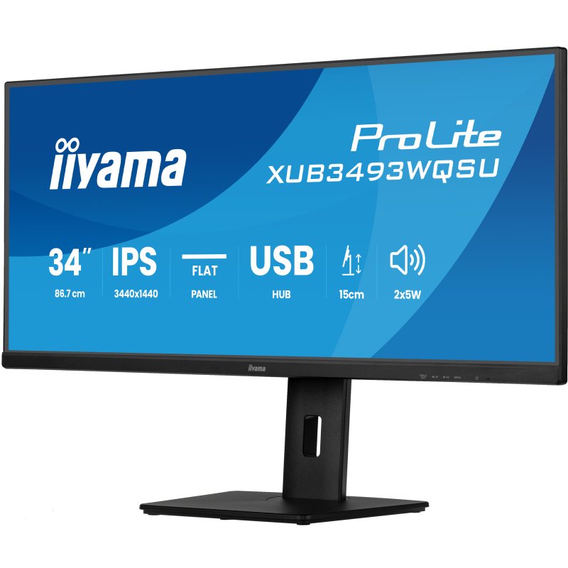 iiyama ProLite XUB3493WQSU-B6 écran plat de PC 86,4 cm (34