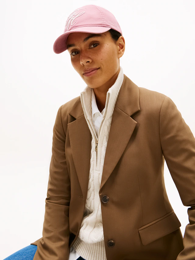 Tommy Hilfiger Baseball Cap »TH EMBROIDERED« aus Twill mit aufgesticktem Logo, Umfang 56cm