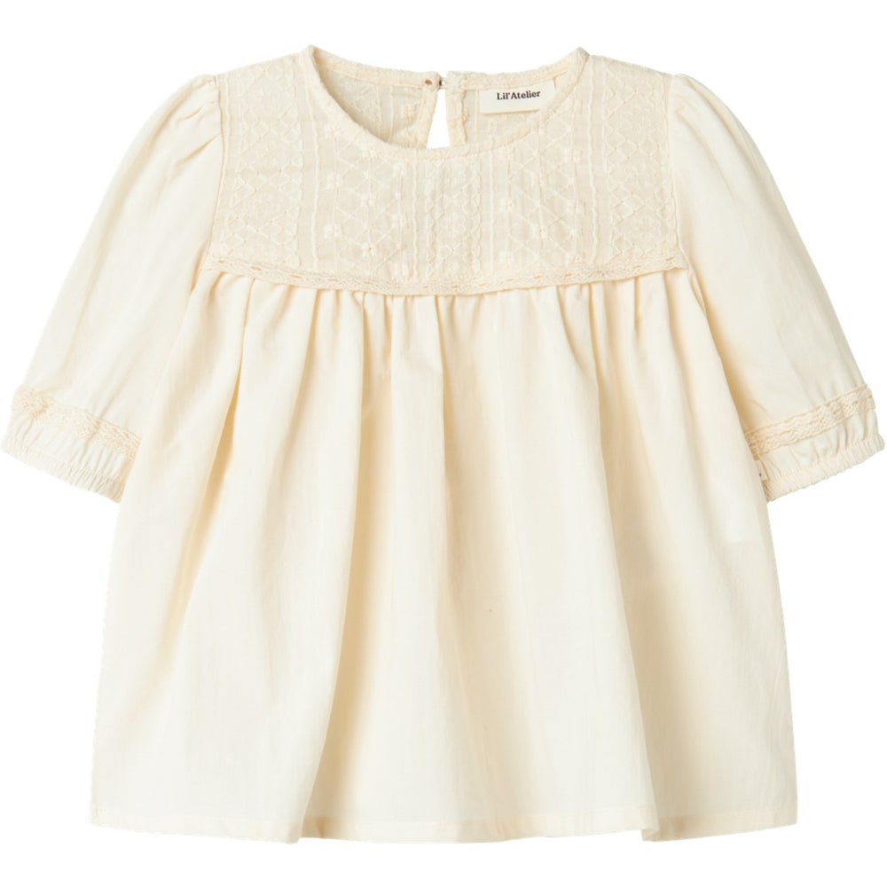 Køb Lil'Atelier Turtledove Daisy Loose Skjorte