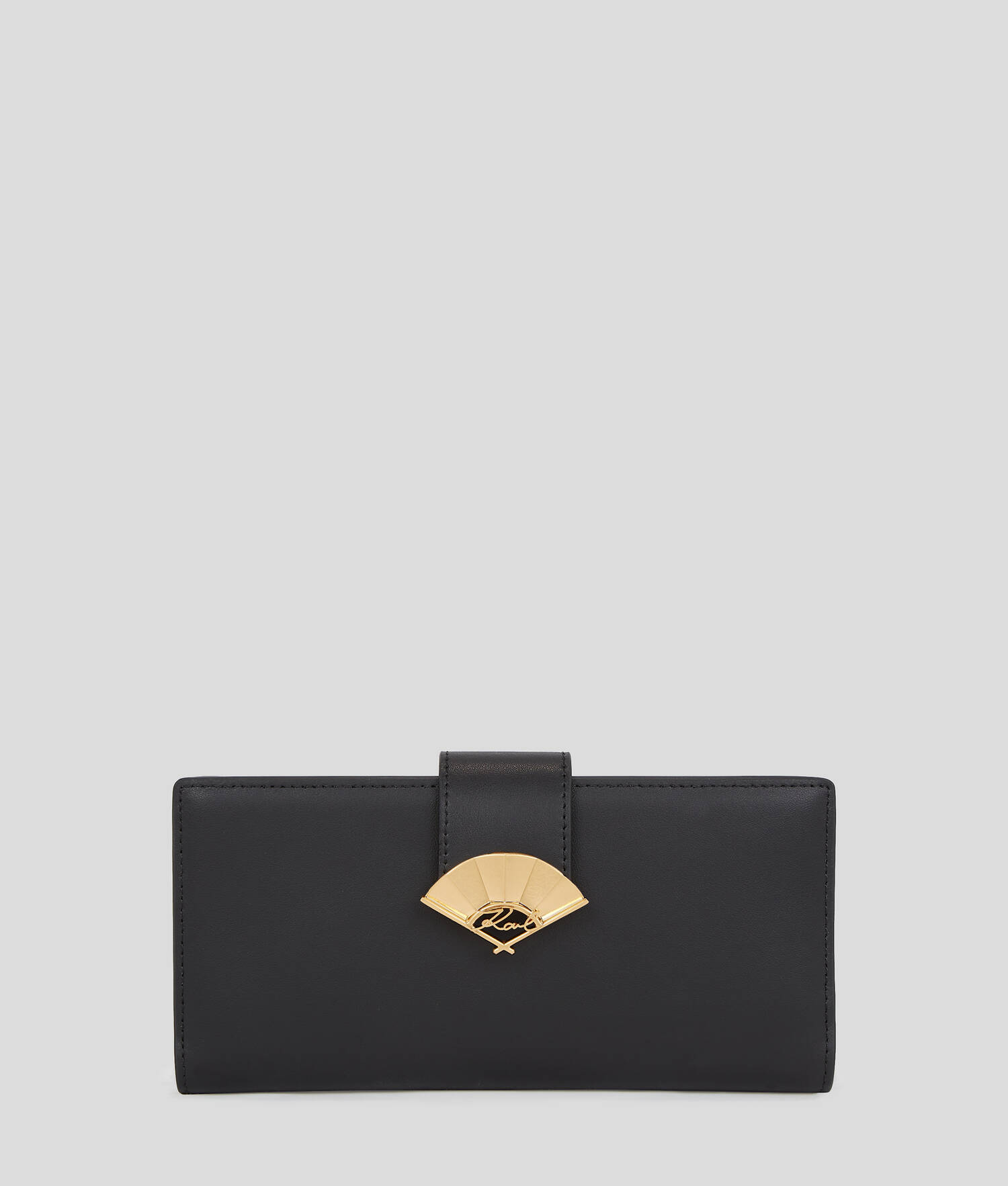 PORTEFEUILLE CONTINENTAL MOTIF ÉVENTAIL K/SIGNATURE