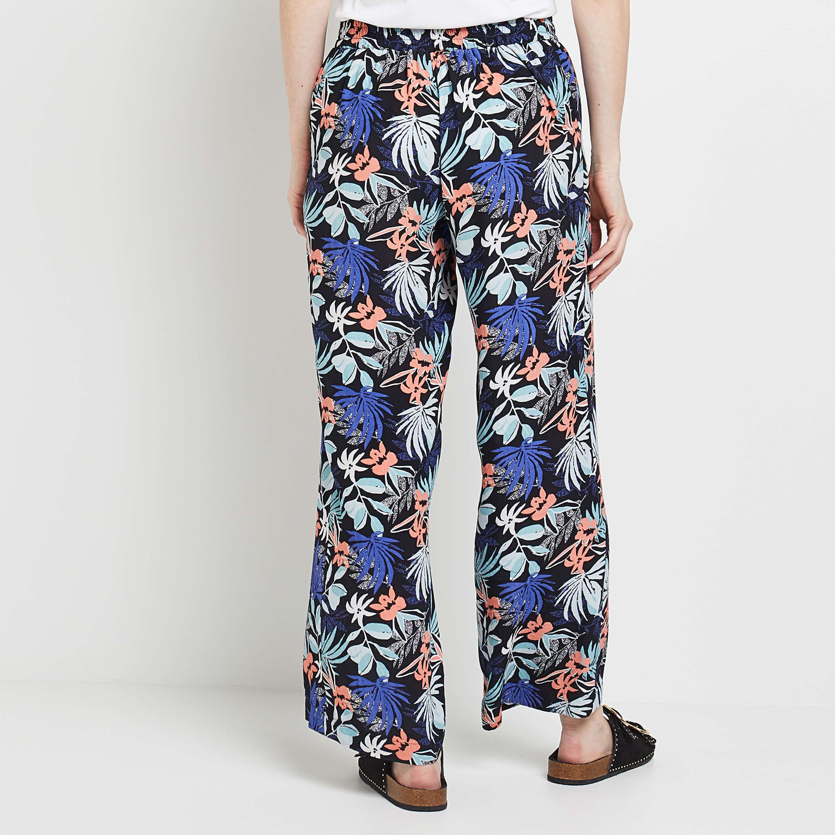 Pantalon fluide femme - NOIR