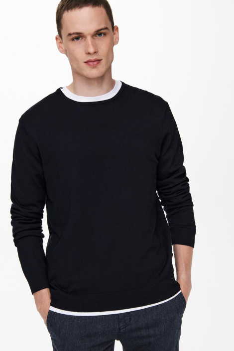Only & Sons blauwe heren trui