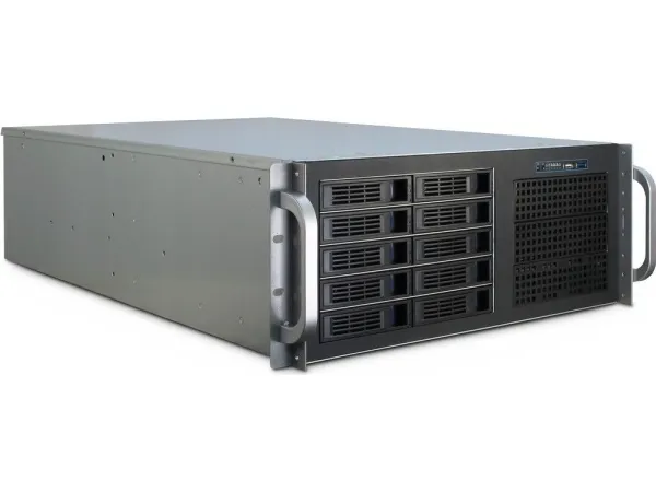 Inter-Tech IPC 4U-4410 - Rack-monterbar - 4U - forlænget ATX / SSI EEB - ingen strømforsyning (ATX) - USB