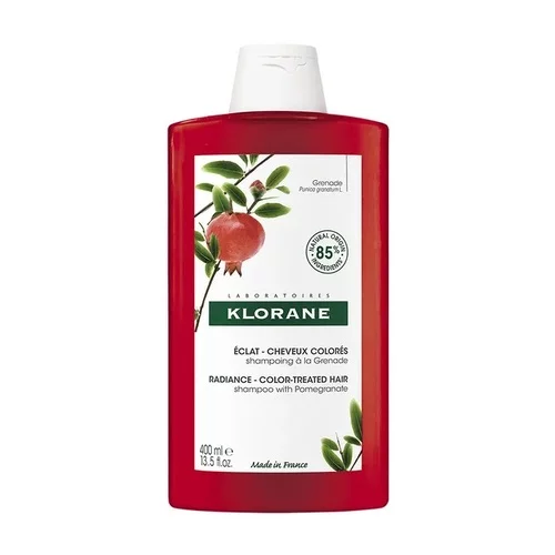 Grenade - Shampoing éclat à la Grenade - Cheveux colorés - Klorane - 400ml
