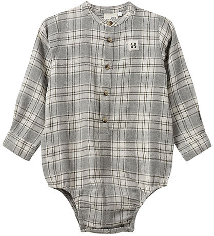 Sofie Schnoor Hemdbody - Khaki m. Karos
