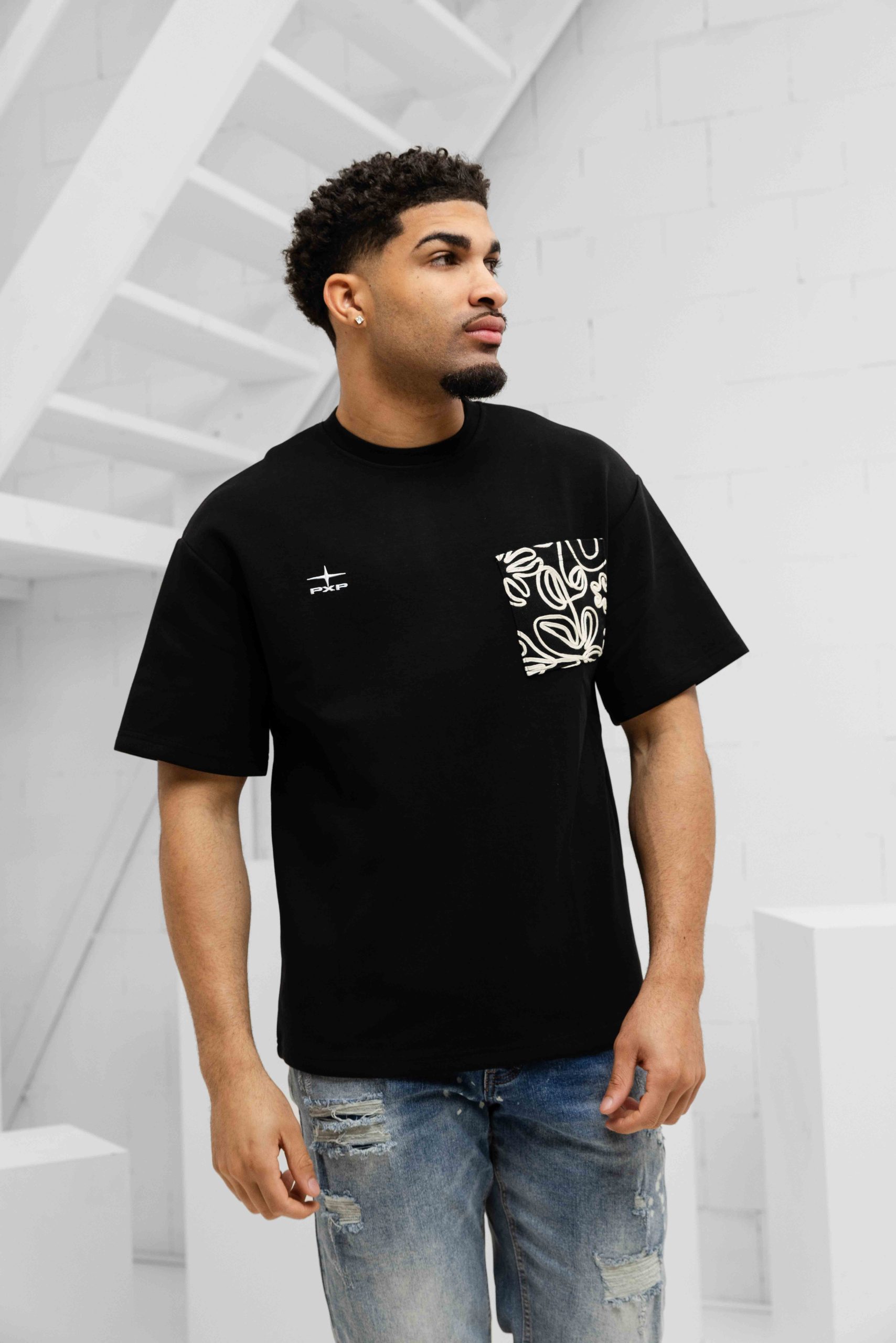 Project X Paris Bandana T-Shirt Heren Zwart