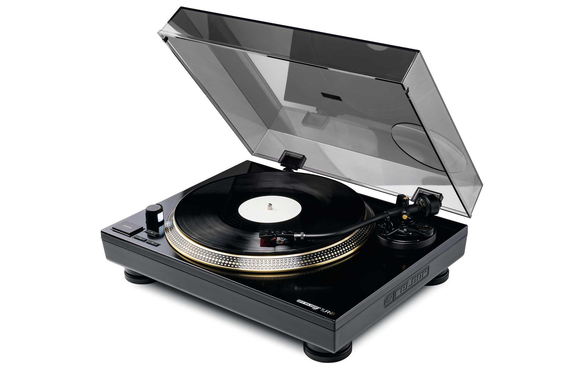 Plattenspieler HiFi Turn5 Schwarz<br>Hochwertiger HiFi-Plattenspieler mit Direktantrieb