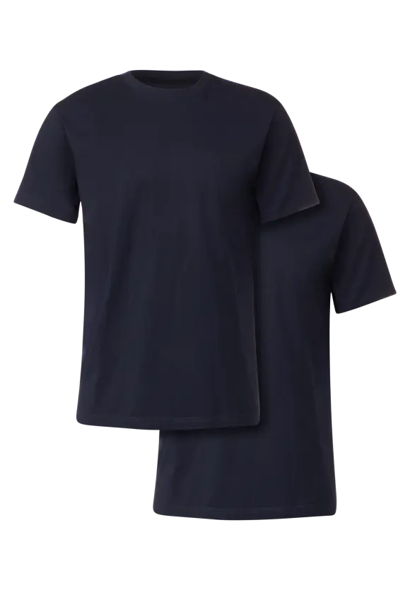 2 PACK Basic T-Shirts - nightshadow blue