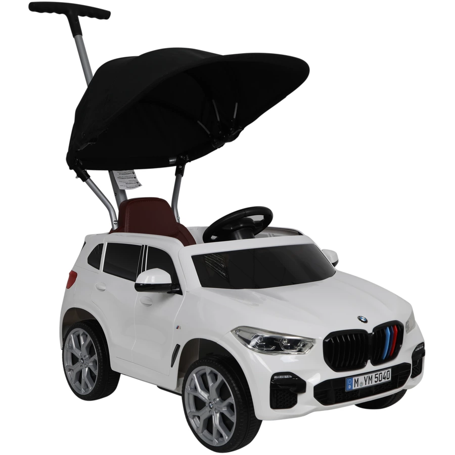 ROLLPLAY Push Car mit ausziehbarer Fußstütze, BMW X5M Weiß Weiß