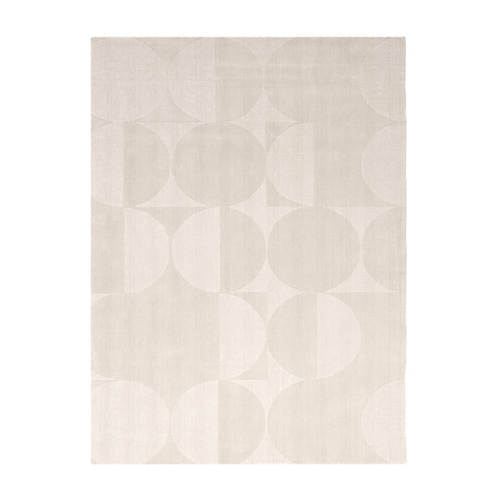Wollen vloerkleed - Giselle Circles Creme