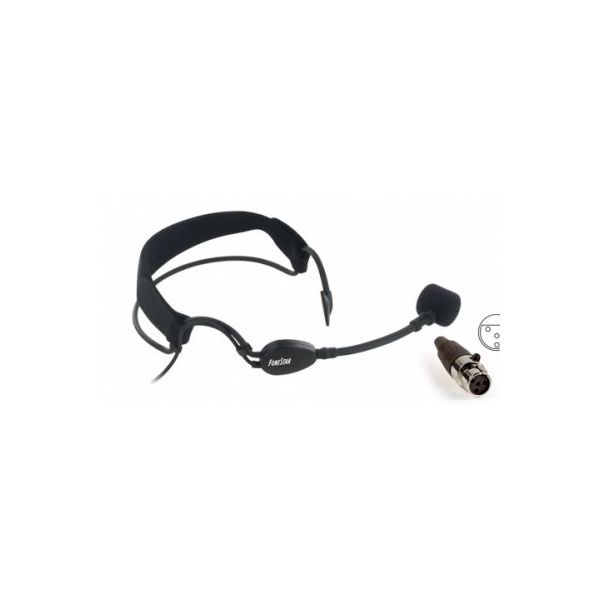 Microfone condensador unidirecional de cabeça FCM-615-MC4