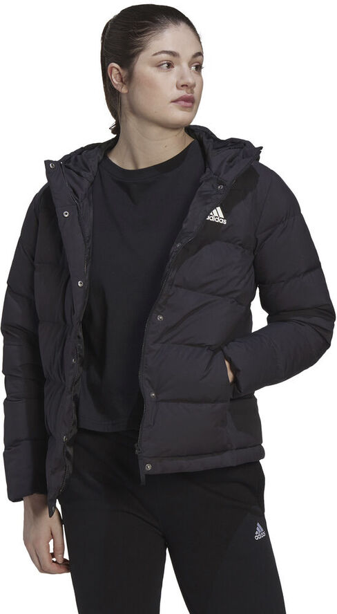 adidas Helionic Hooded Down jakke Sort