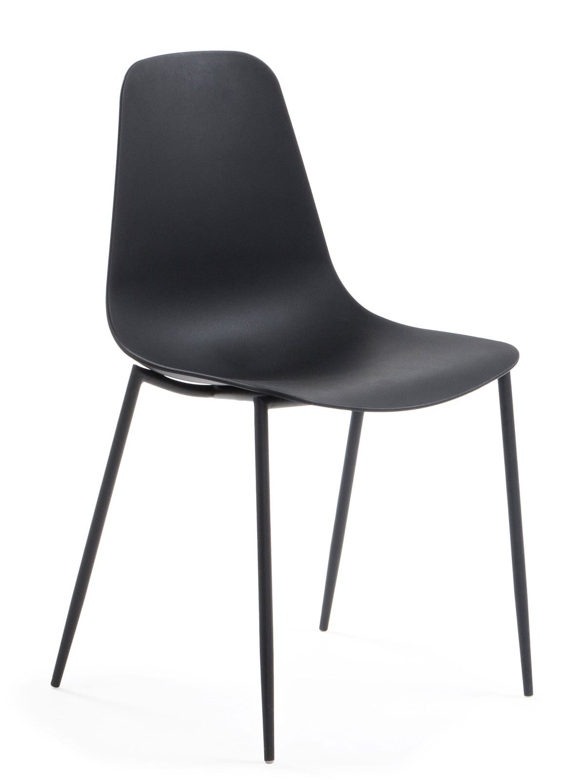Kave Home Esszimmerstuhl WHATTS 4er Set schwarz