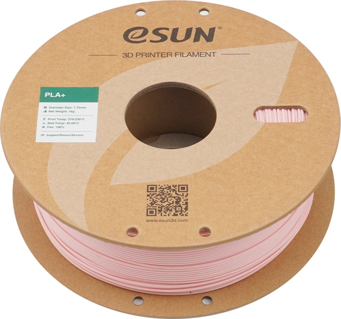 eSUN  PLA+ Peach Pink, 1,75 mm / 1000 g    PLA-Filament mit verbesserten physikalischen Eigenschaften in Peach Pink