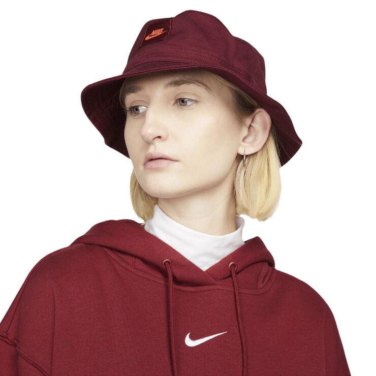Nike Sportswear Phoenix Fleece Oversized hættetrøje Team red/white