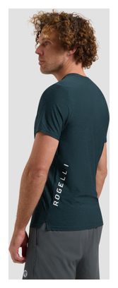 Maillot Manches Courtes De Running Rogelli Essential Bleu Homme
