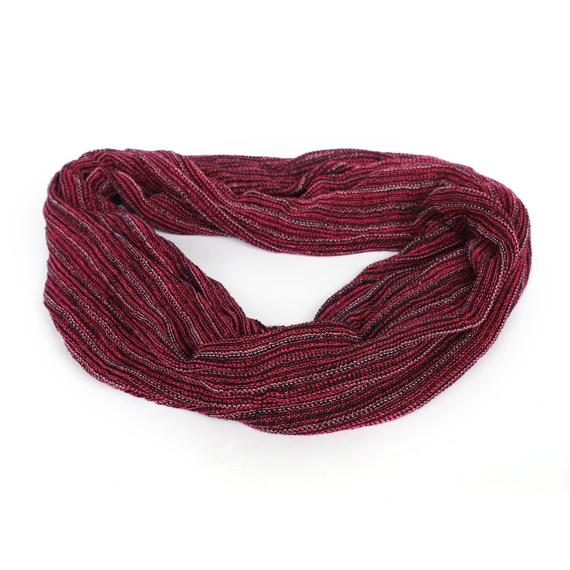 Loop Schal rot-schwarz, B 60 cm, H 80 cm günstig bestellen