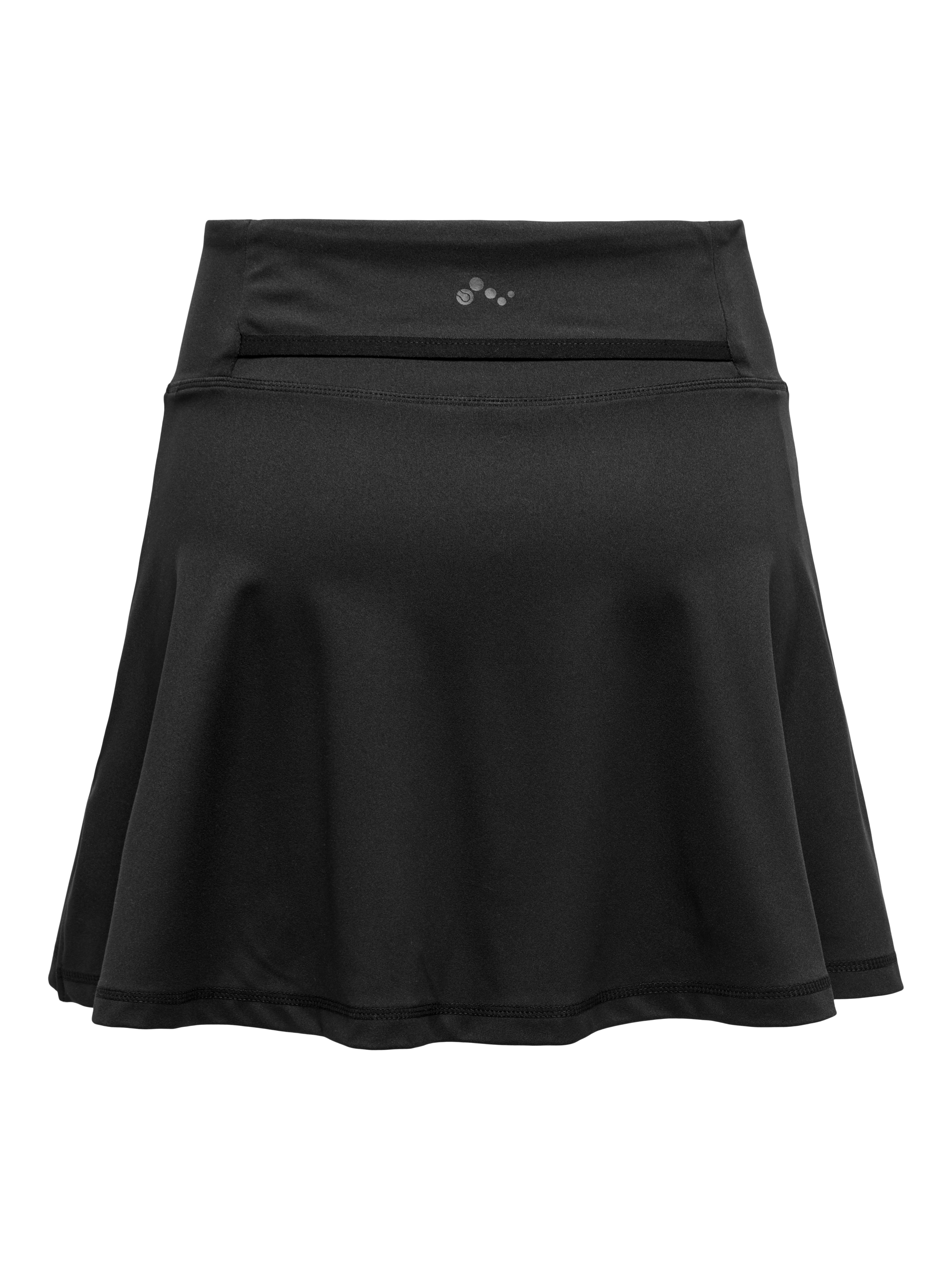 ONPRYA-PINA Hohe Taille Enger Schnitt Skorts Black