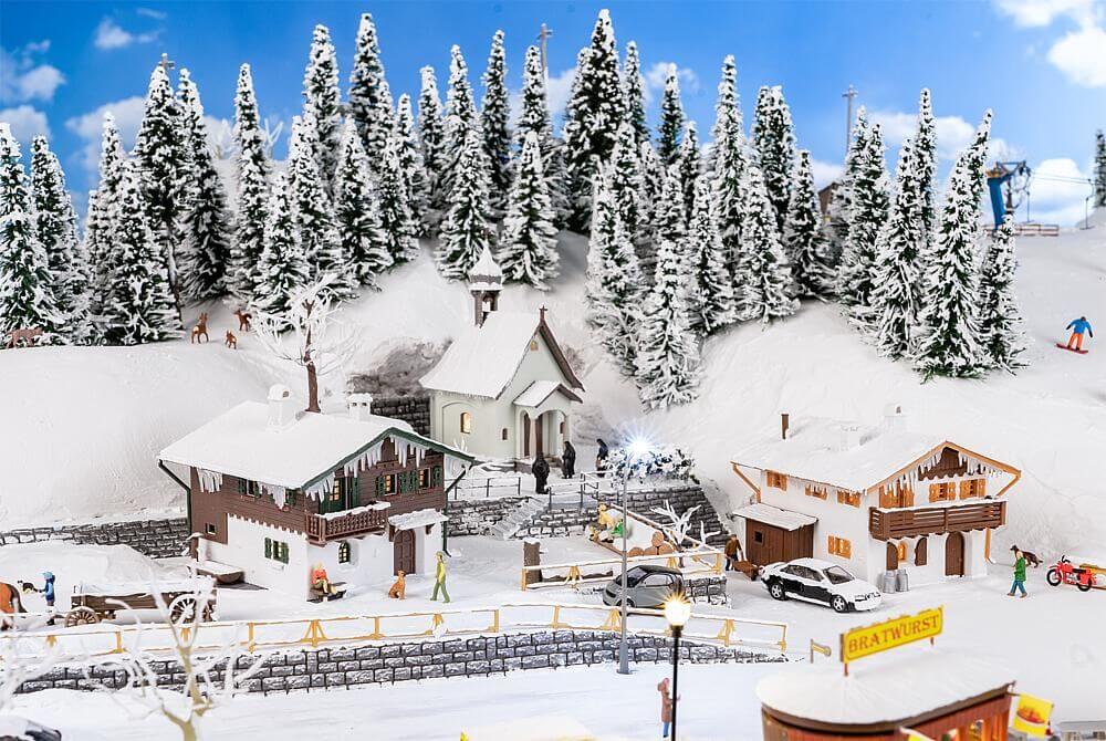 FALLER H0 Aktions-Set Winter in den Ber