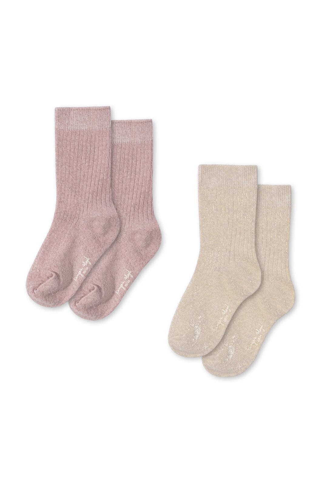 Konges Sløjd 2 Pack Rib Glitter Socks ks101856