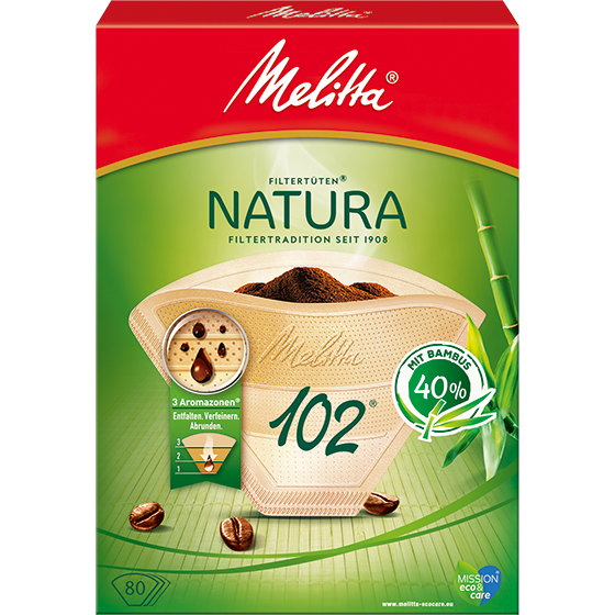 Melitta® Natura, 102®, 80 St.|Filtertüten®