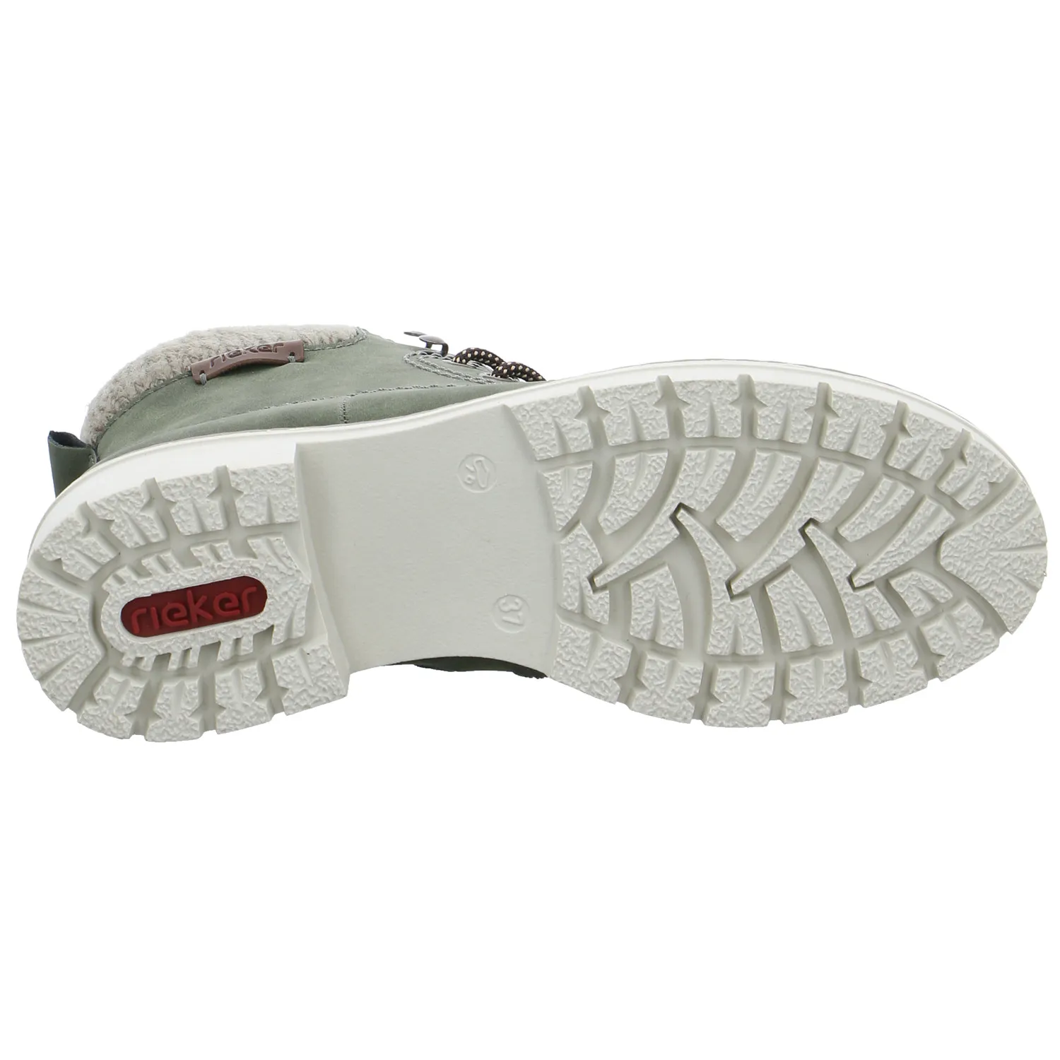 RIEKER Boot Olive Lederimitat  mit Rieker-TEX