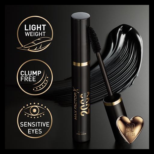 Max Factor 2000 Calorie Mascara, Sort/Brun