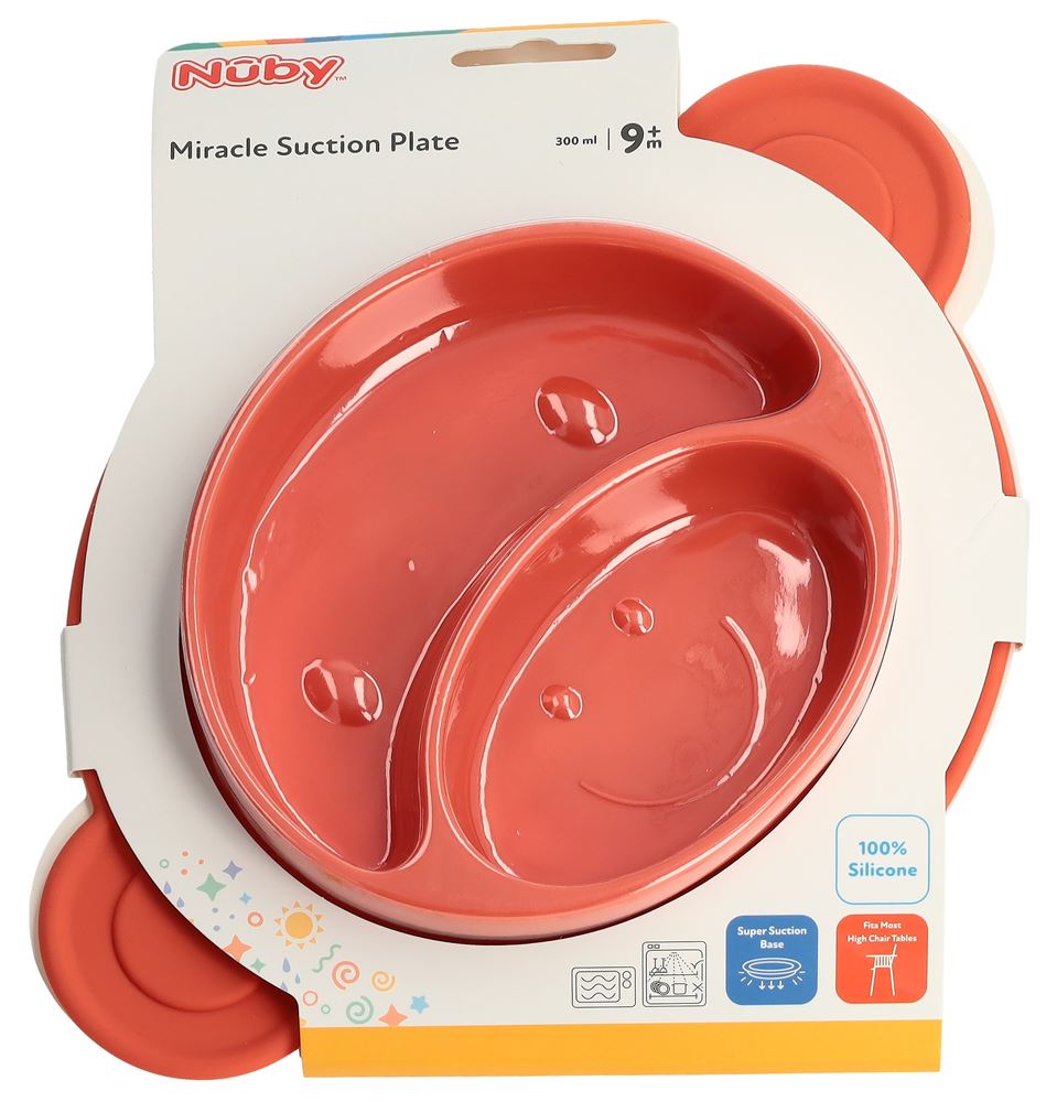 NUBY Silikon-Esslernteller Affe 1 Stk