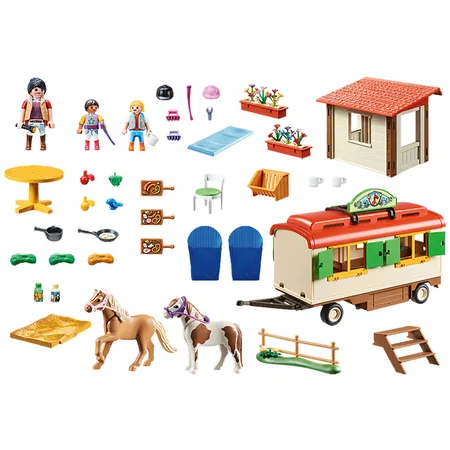 PLAYMOBIL® 70510 Ponycamp-Übernachtungswagen