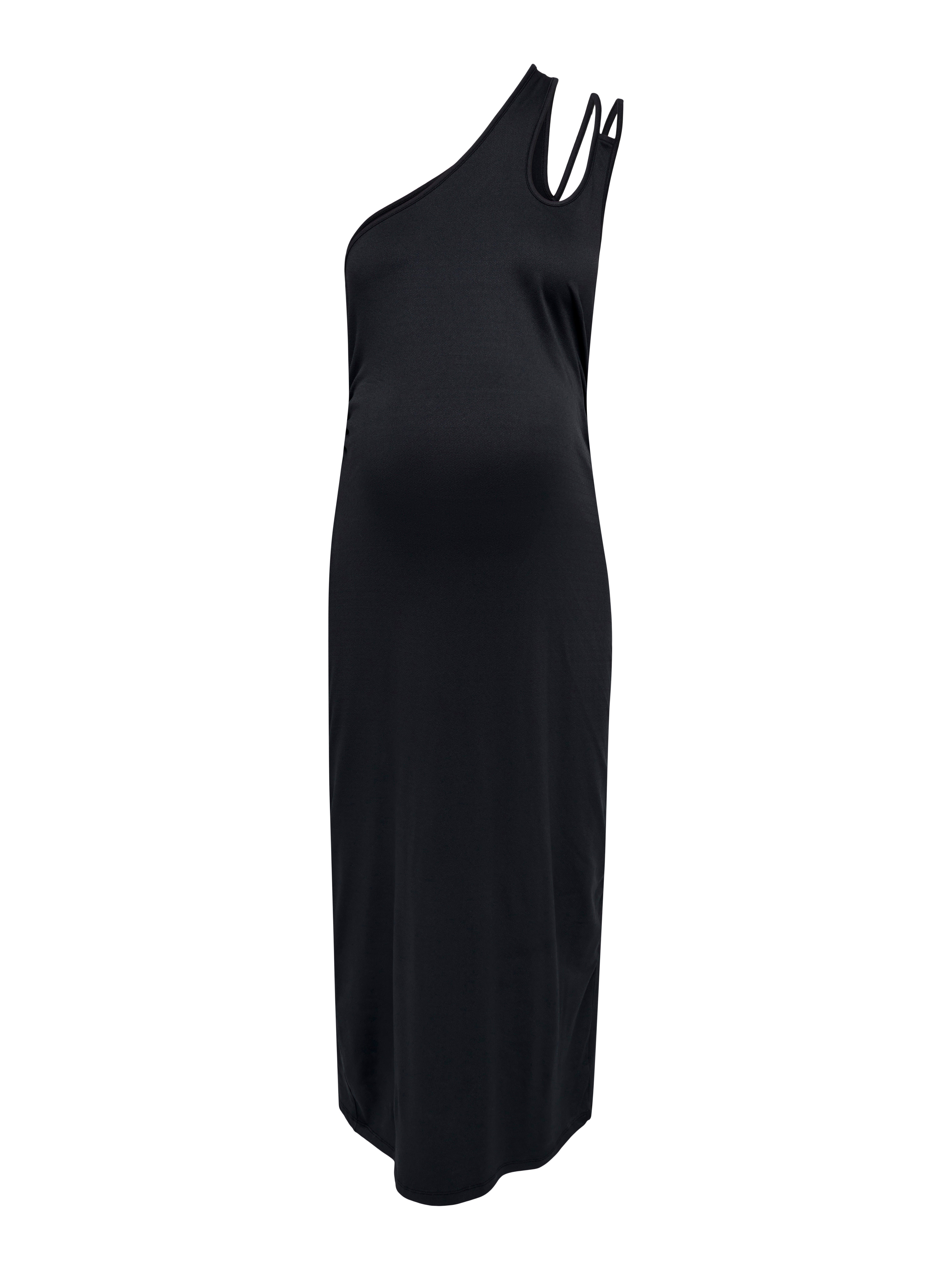 OLMTHEA Langes Kleid Black