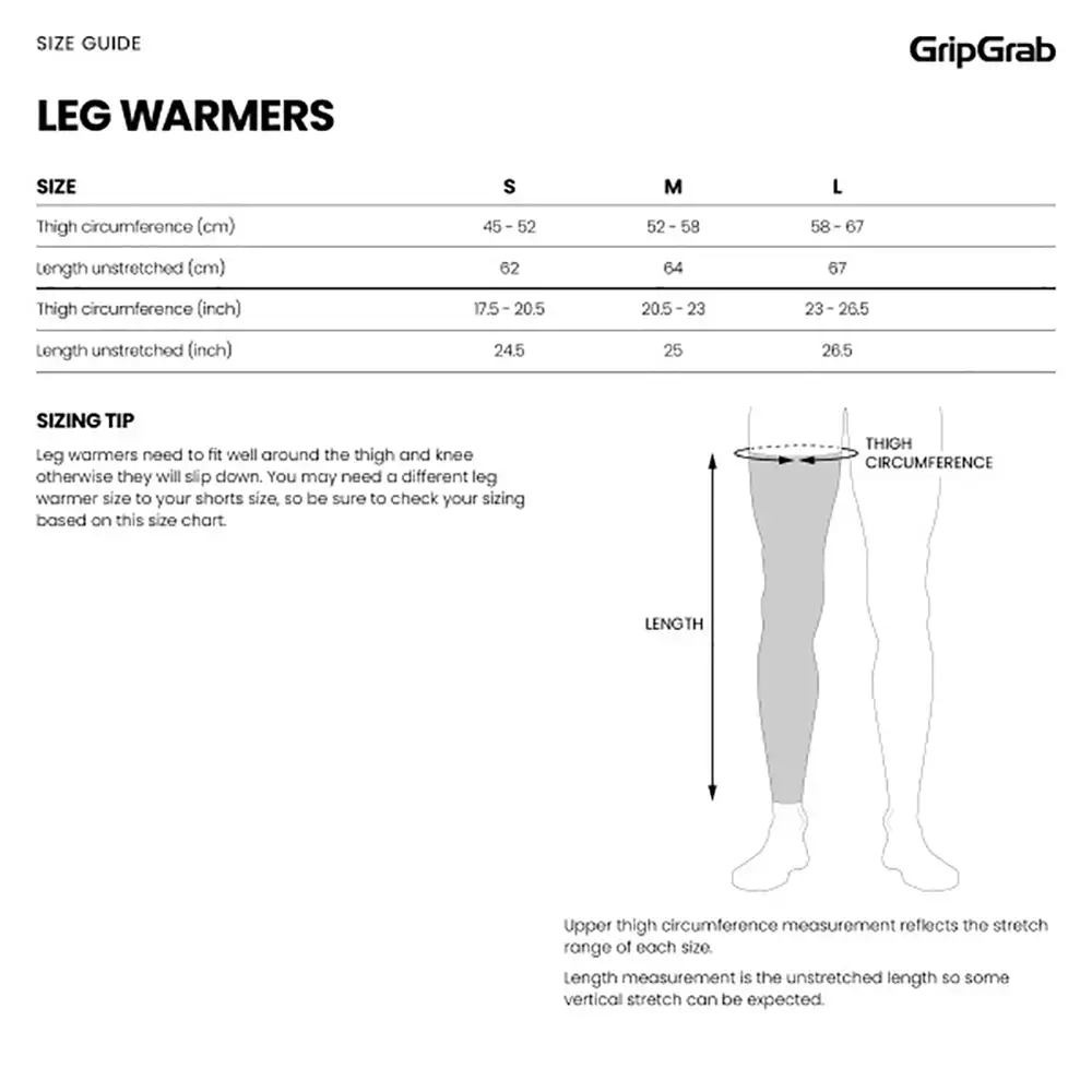 GripGrab UPF 50+ UV Protect Beenwarmers Zwart