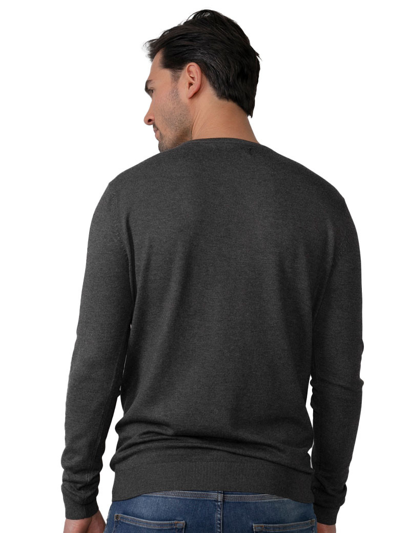 PETROL IND PULL HOMME EN MAILLE COL ROND STEAL MELEE