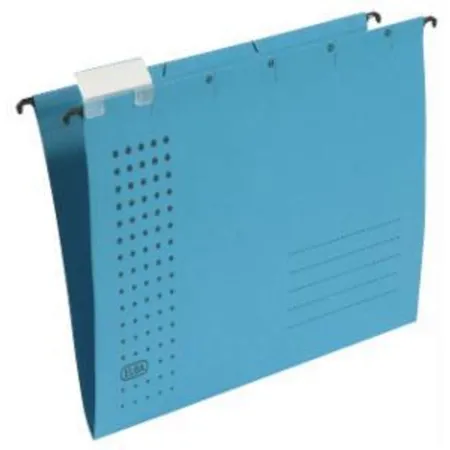 Elba 100560144 Hängemappe chic, Karton, A4, blau, 5 Stück