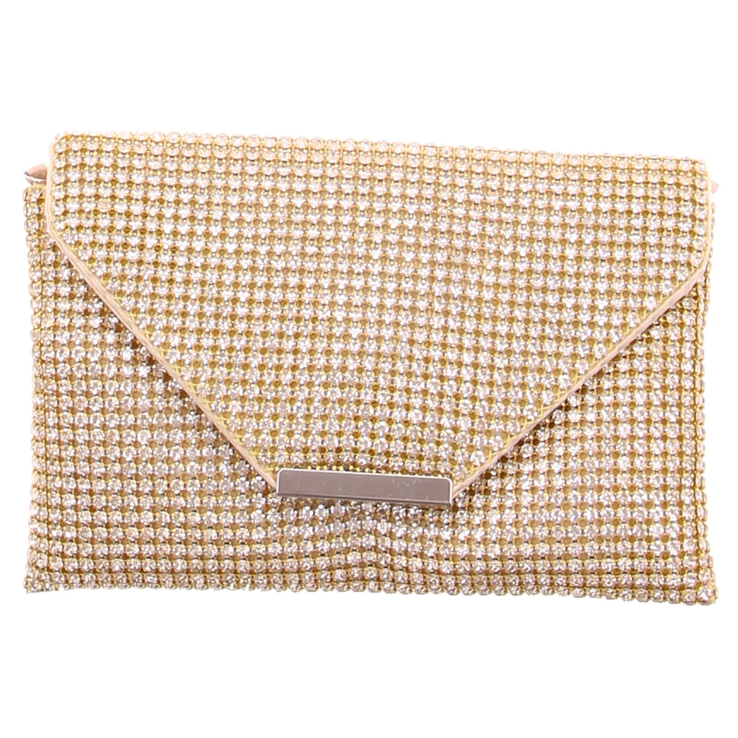 Clutch / Abendtasche Gold Synthetik