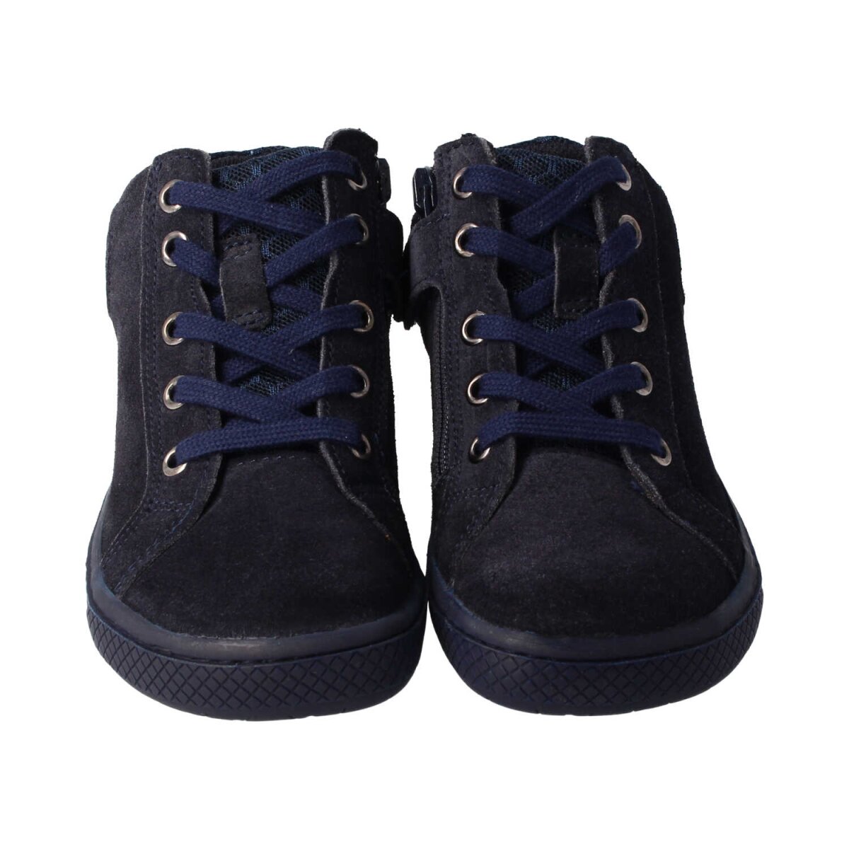 WL32051-2 navy STAY-HAPPY velours textil laces zipper Weite/W