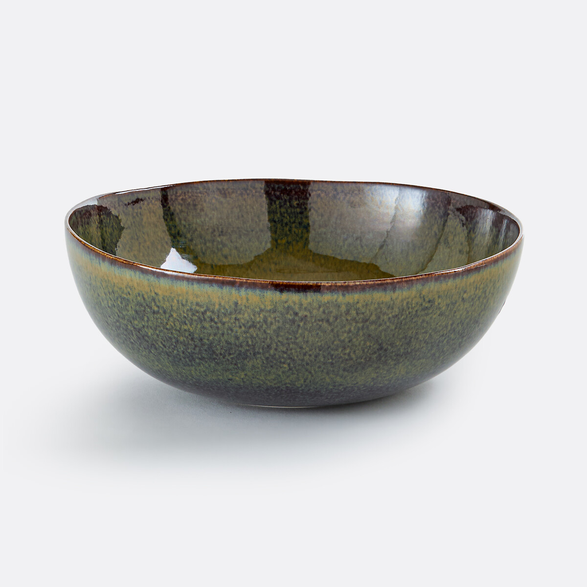 LA REDOUTE INTERIEURS<br>Saleira de faiança vidrada reativa, 28 cm, Tavira