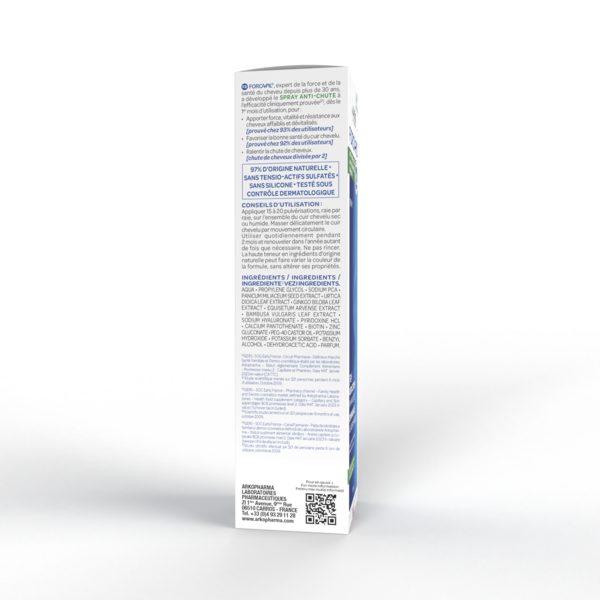 Spray anti-chute Force Croissance Résistance 125ml